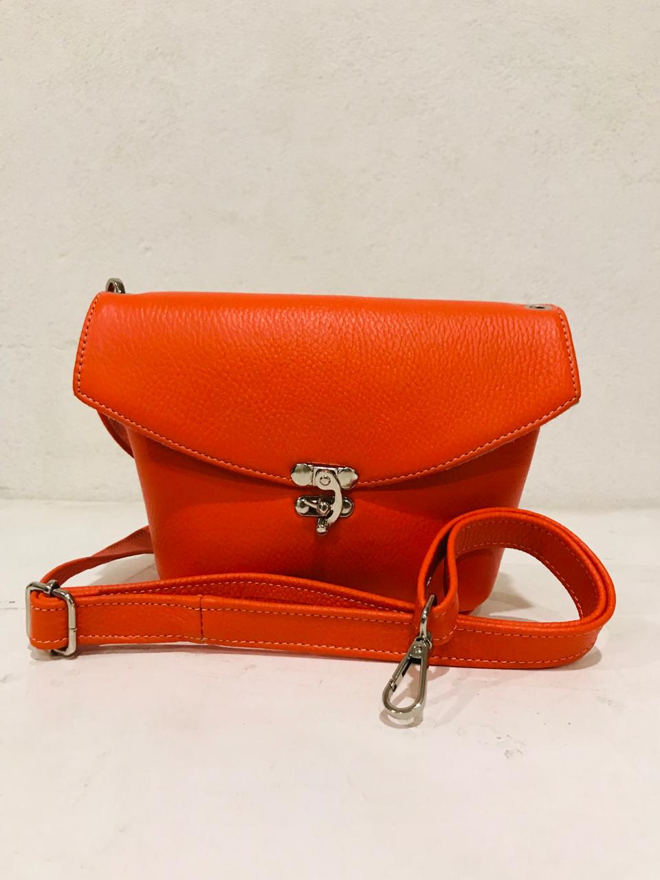Genuine leather cross body