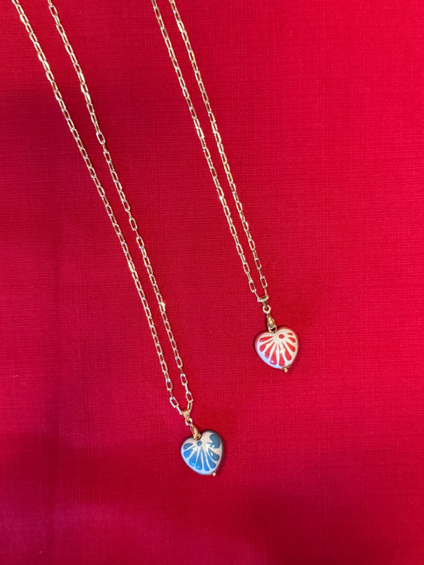 Corazón romántico necklace