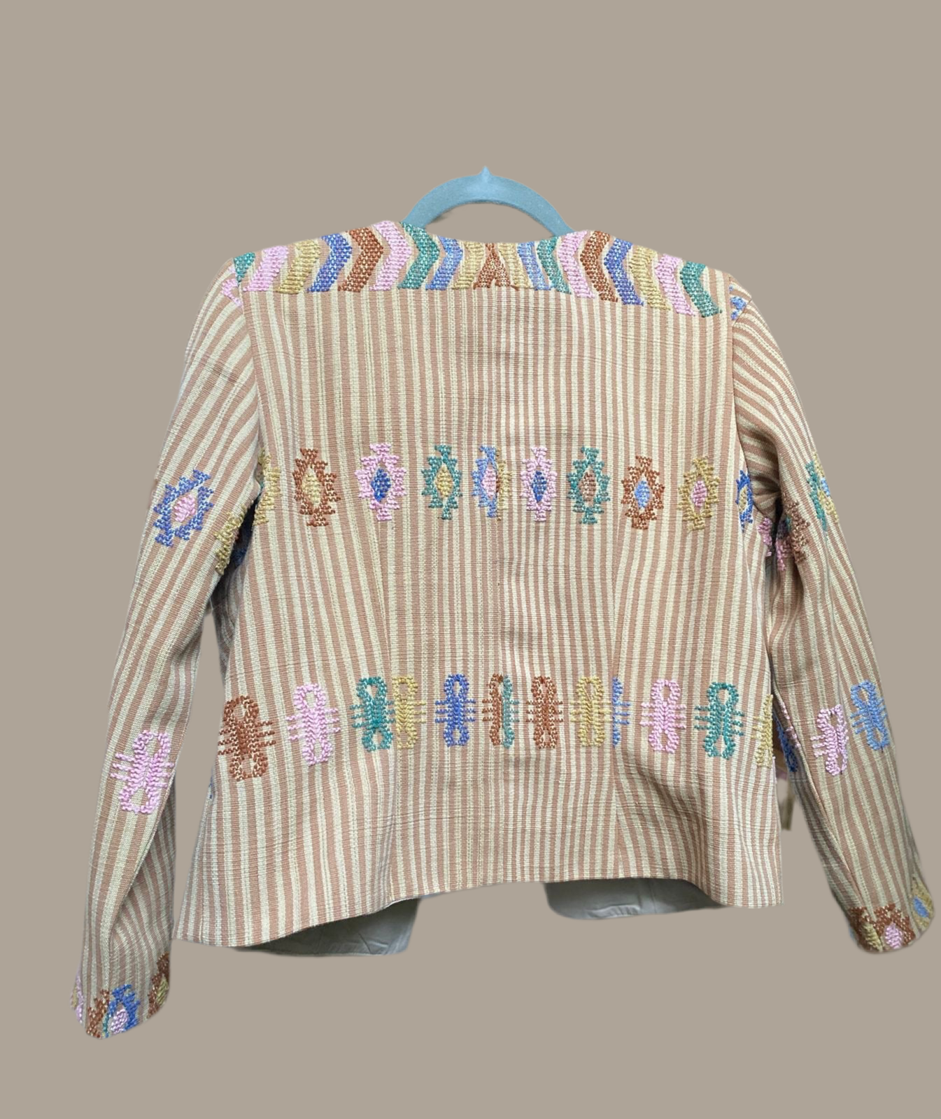 Zapotec embroidered blazer