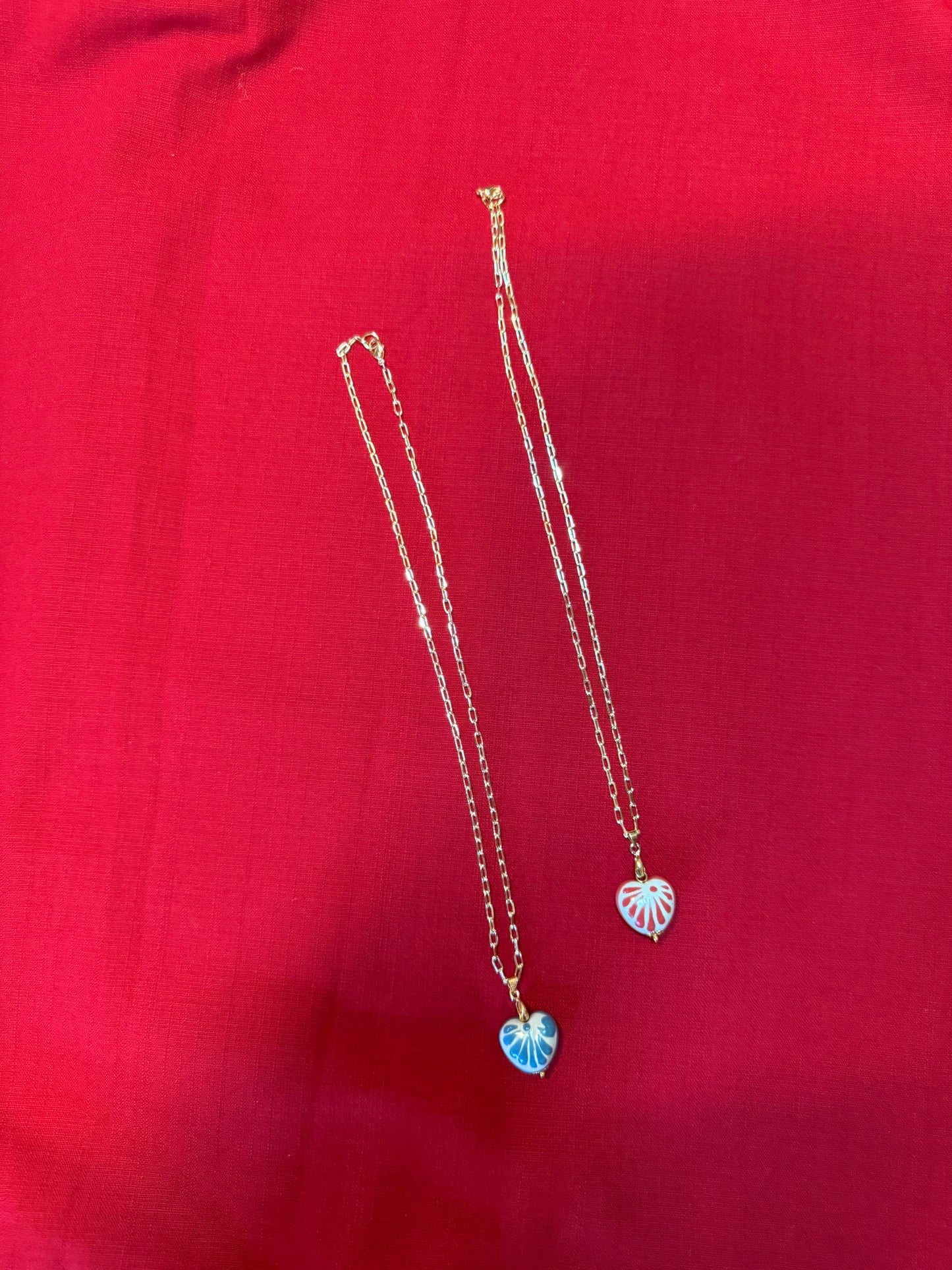 Corazón romántico necklace