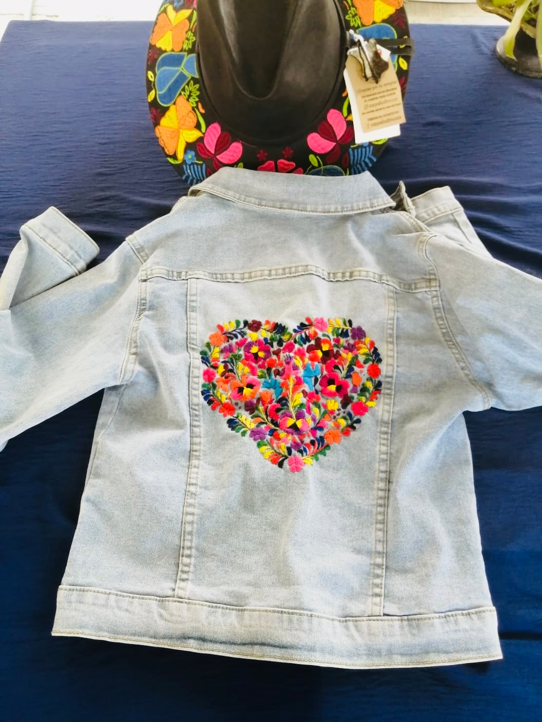 Blessed denim jacket