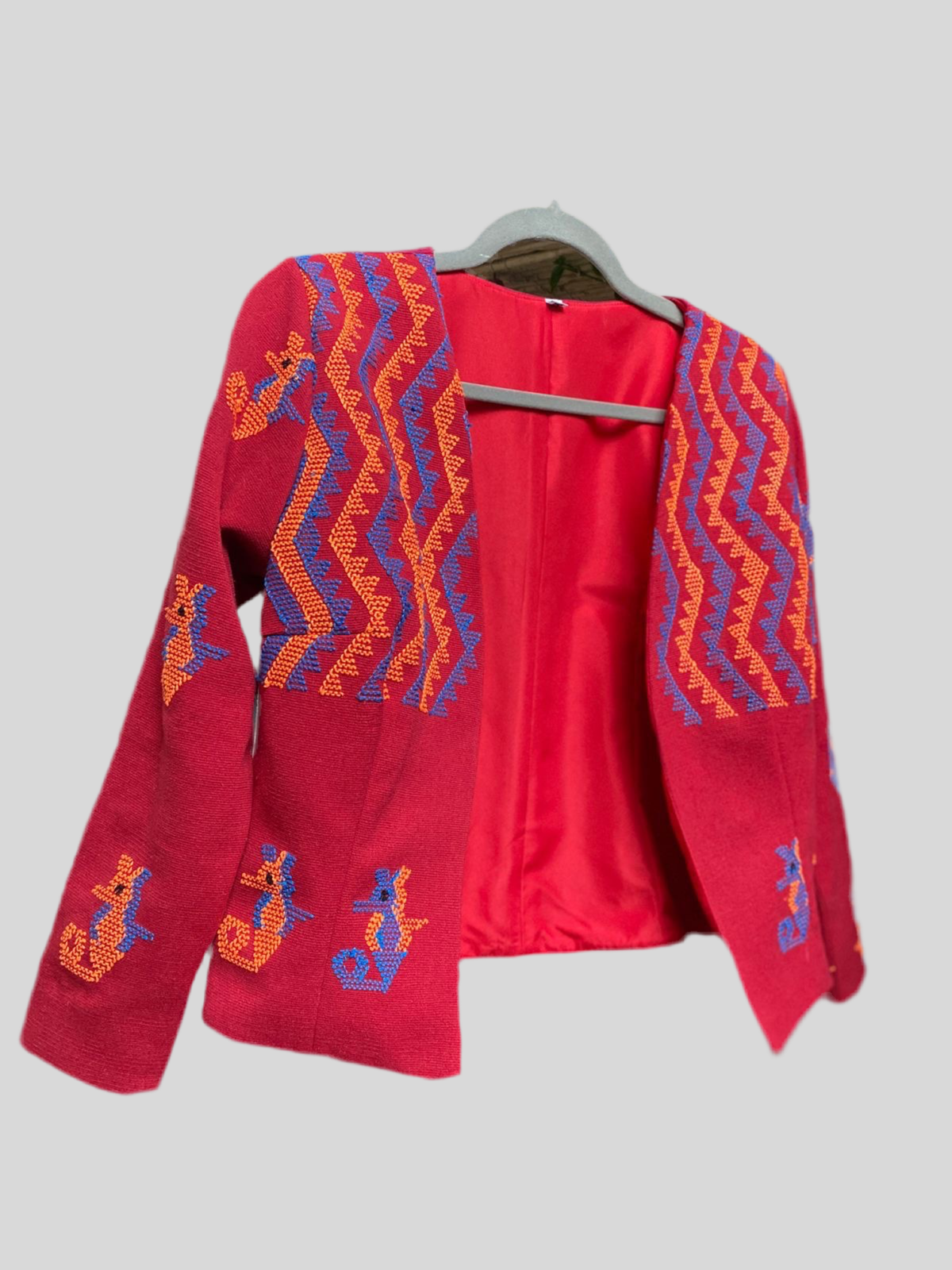 Zapotec embroidered blazer