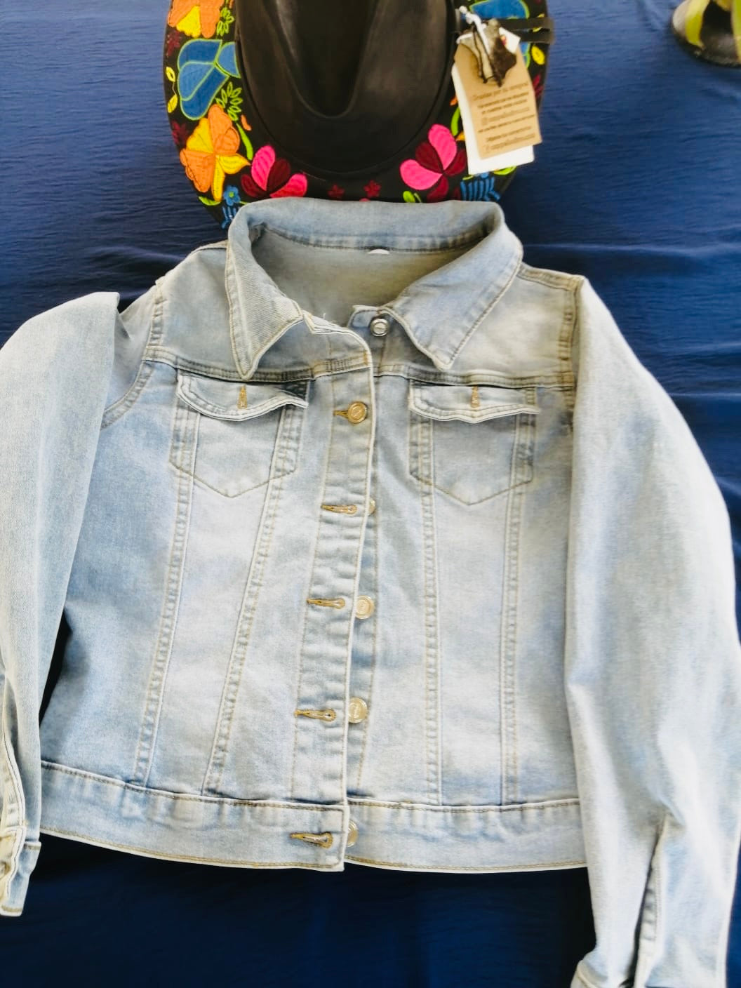 Blessed denim jacket