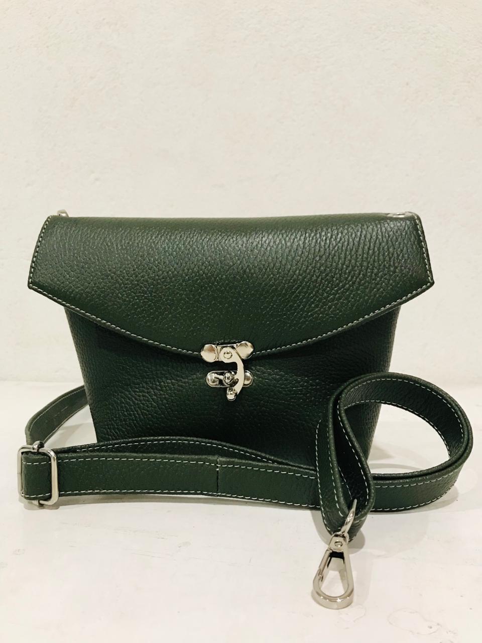 Genuine leather cross body