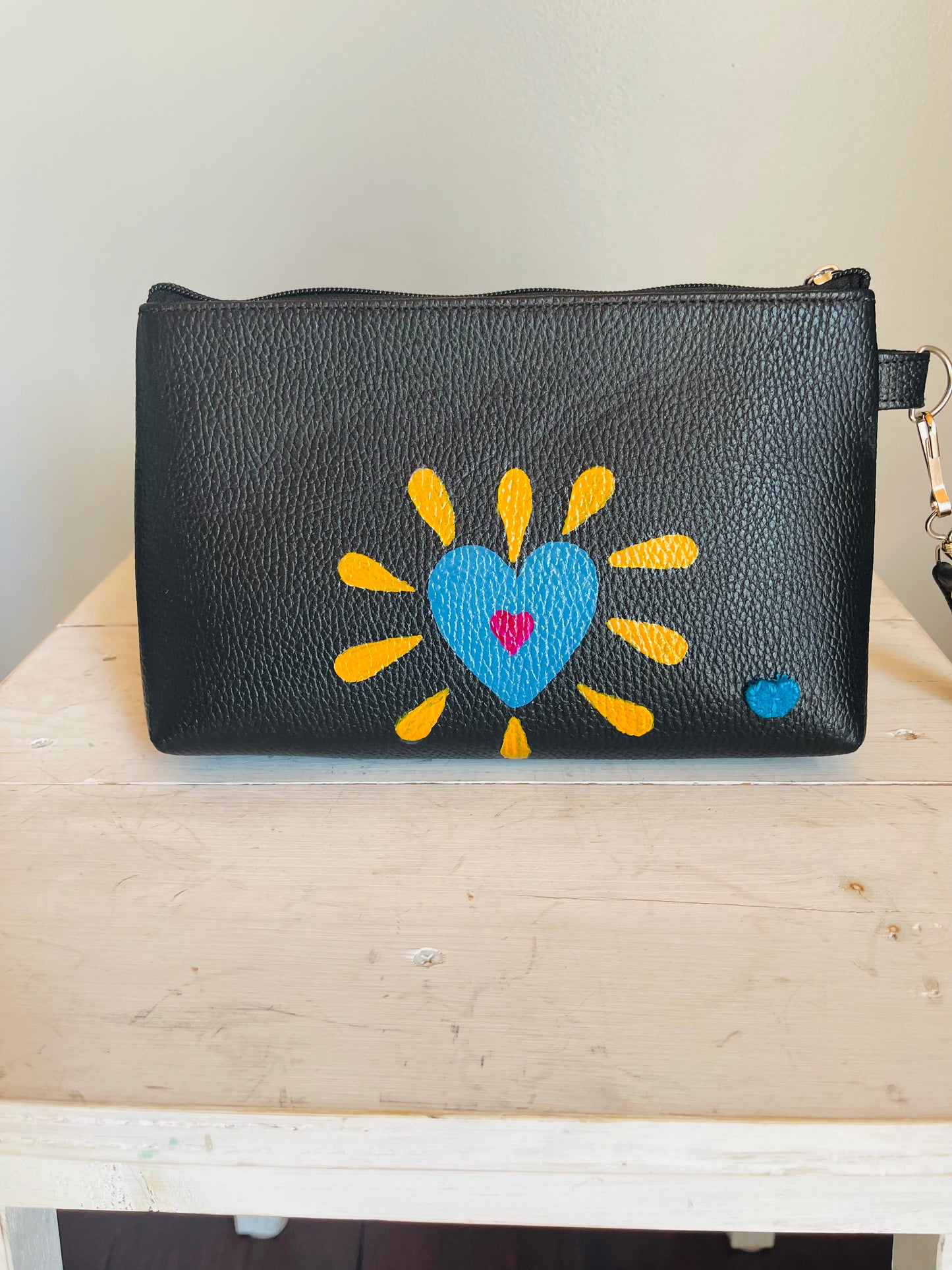 Rock star pouch leather bag