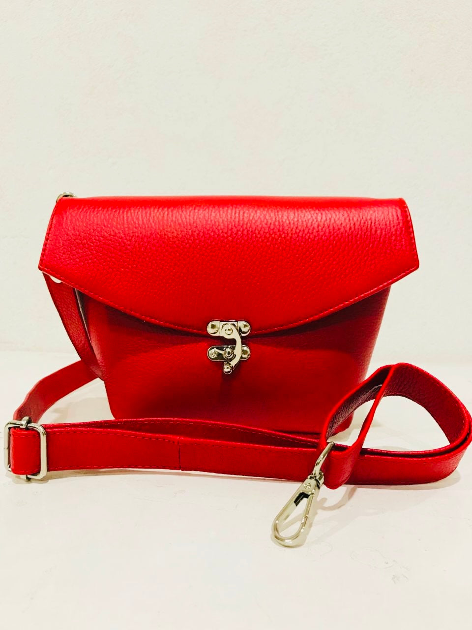 Genuine leather cross body