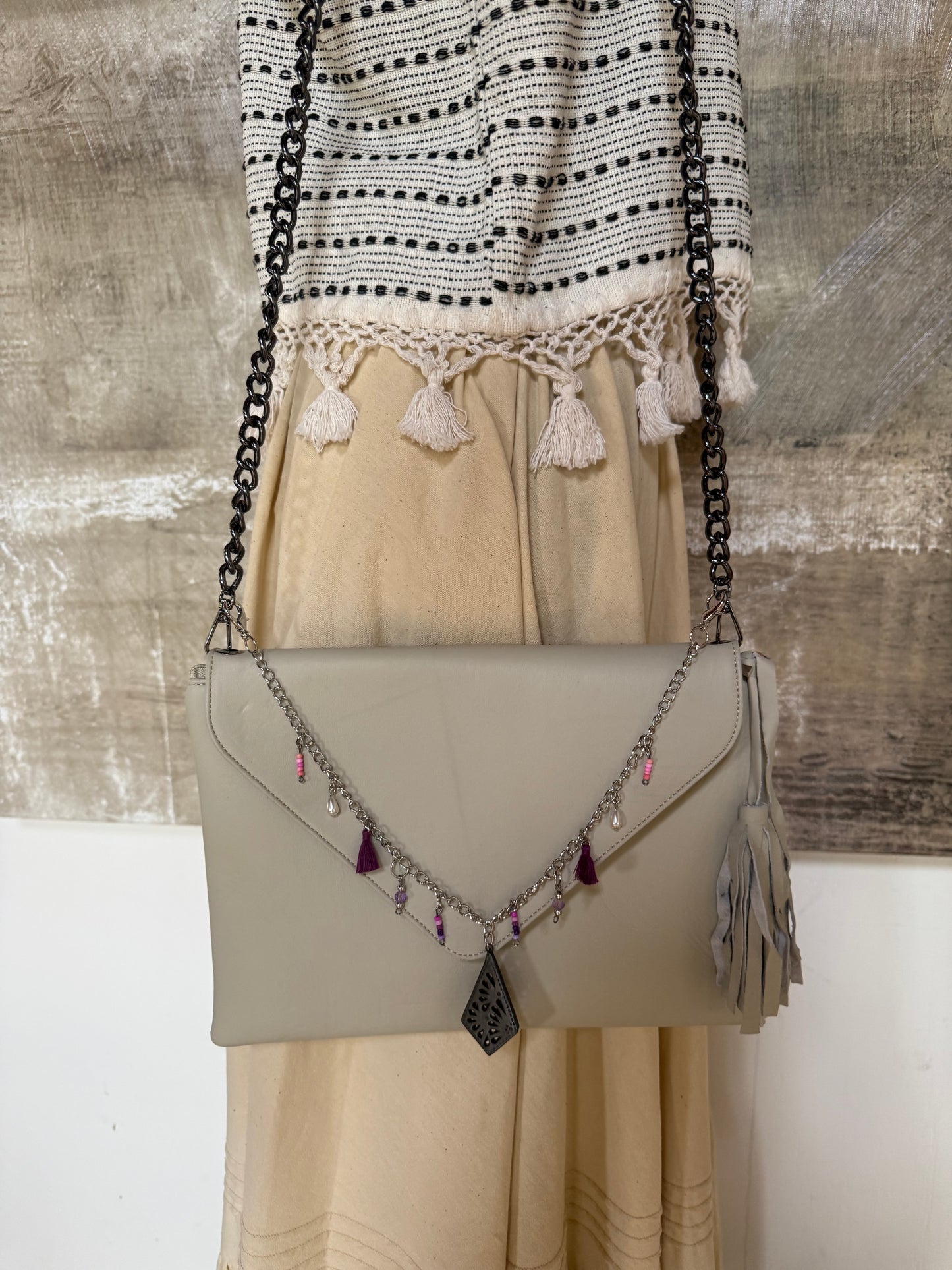 Jade cross body purse