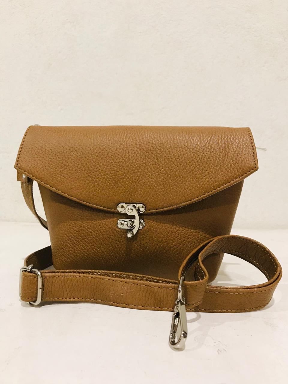 Genuine leather cross body