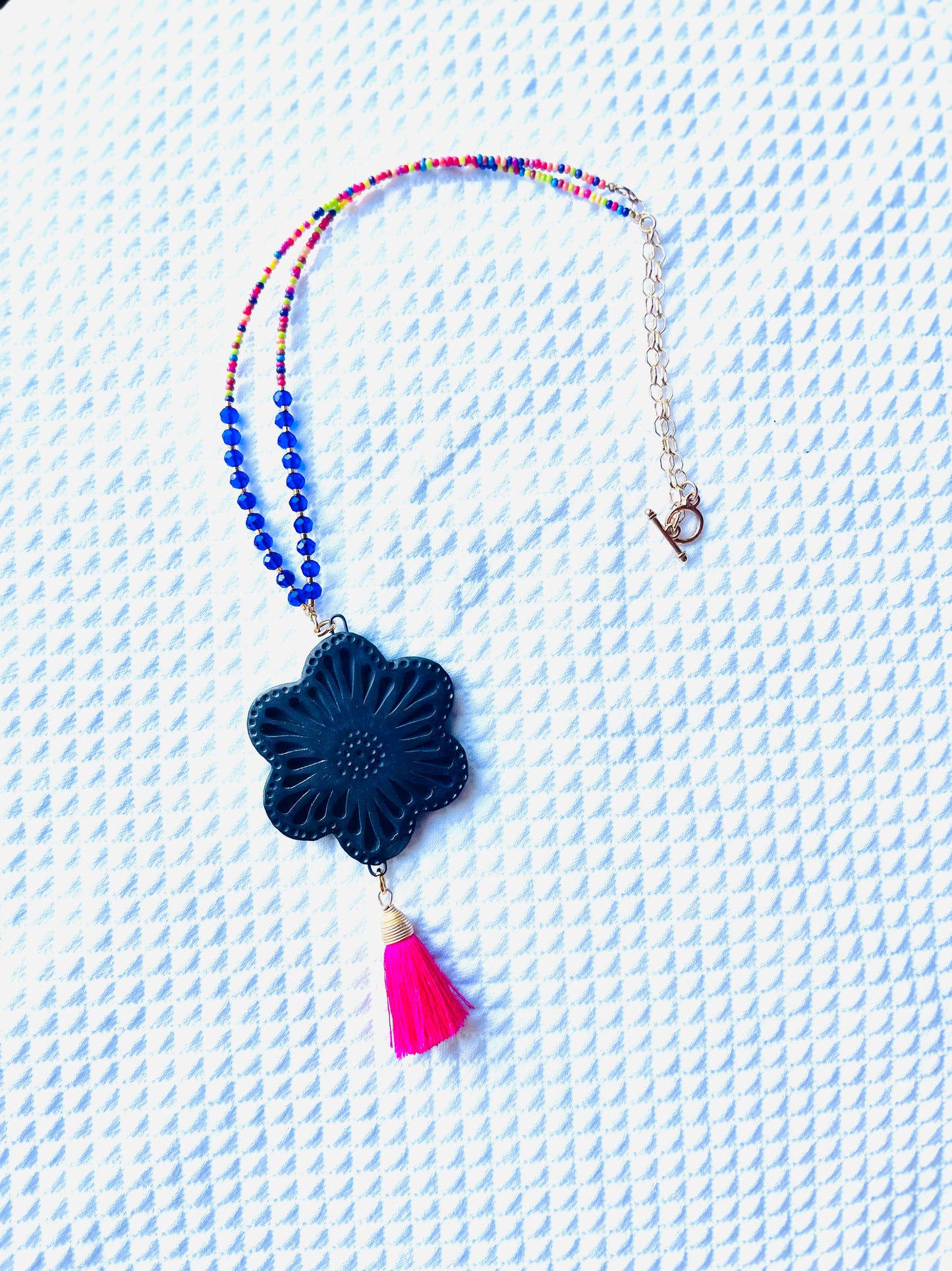 Mexican Flower Necklace