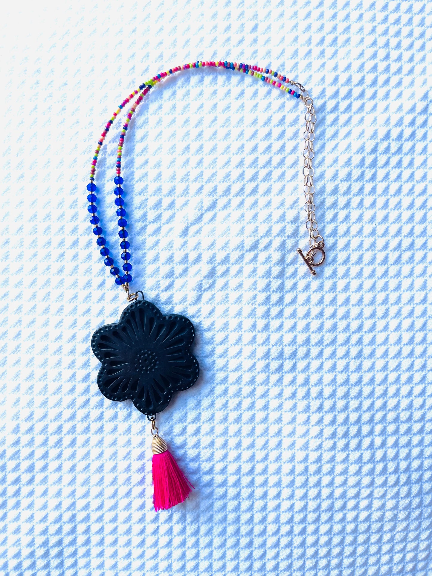 Mexican Flower Necklace