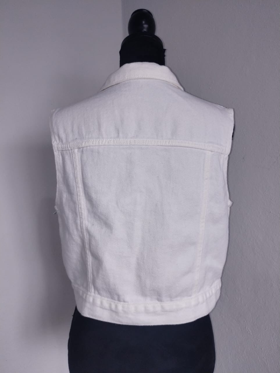 Amber denim vest