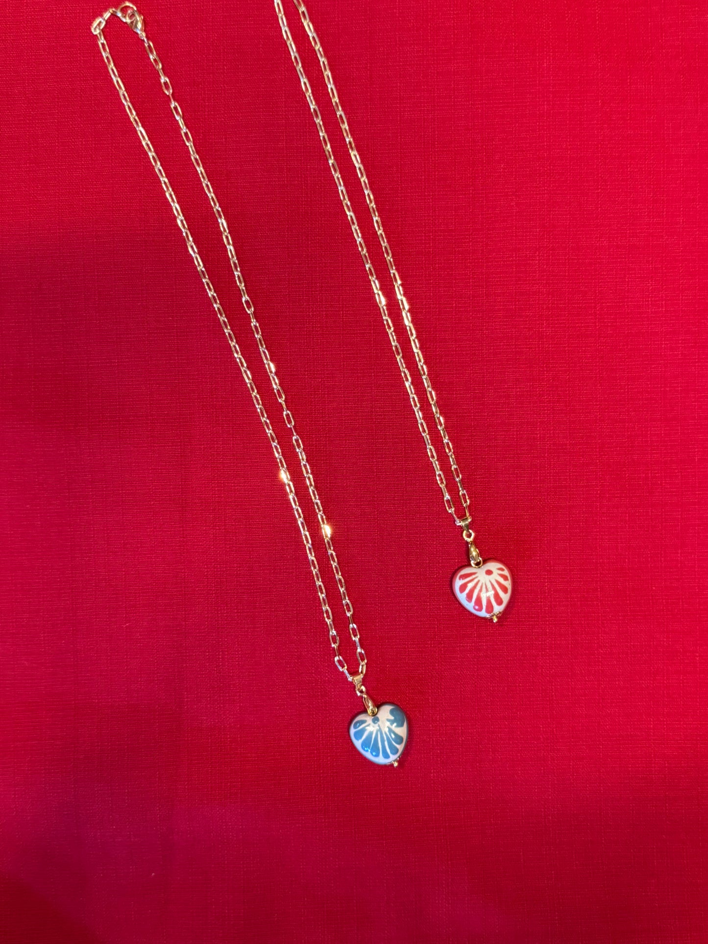 Corazón romántico necklace