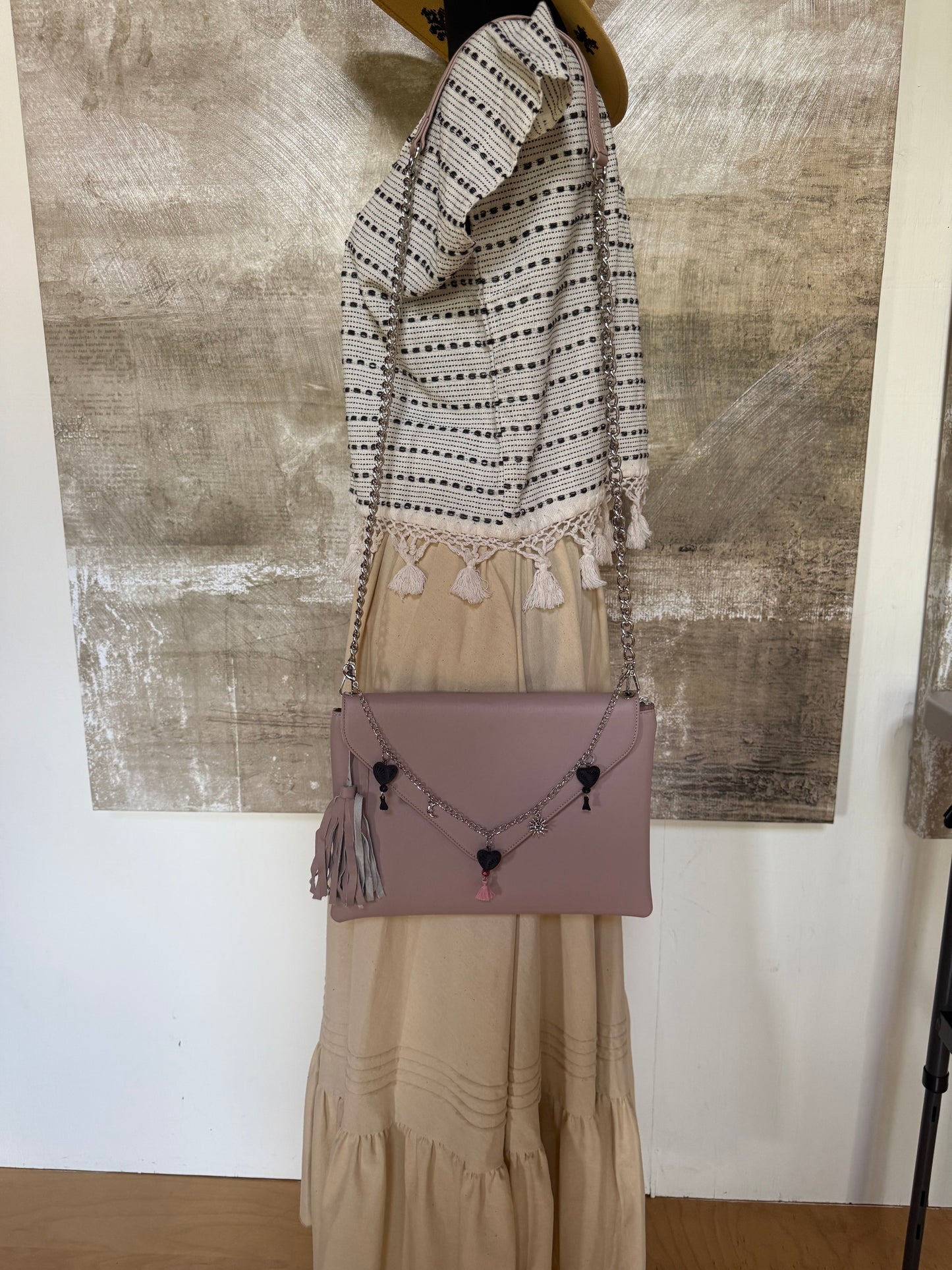 Jade cross body purse