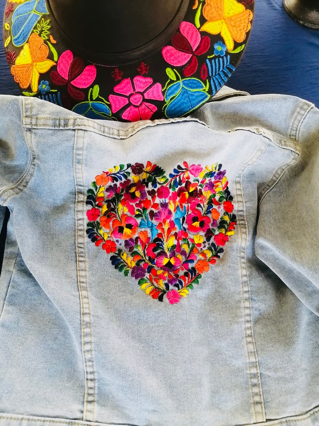 Blessed denim jacket