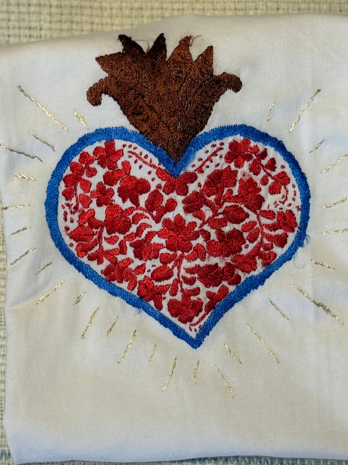 short sleeve heart t-shirt