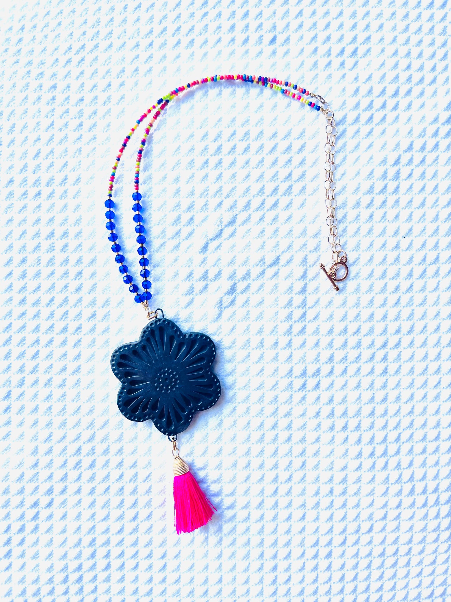 Mexican Flower Necklace