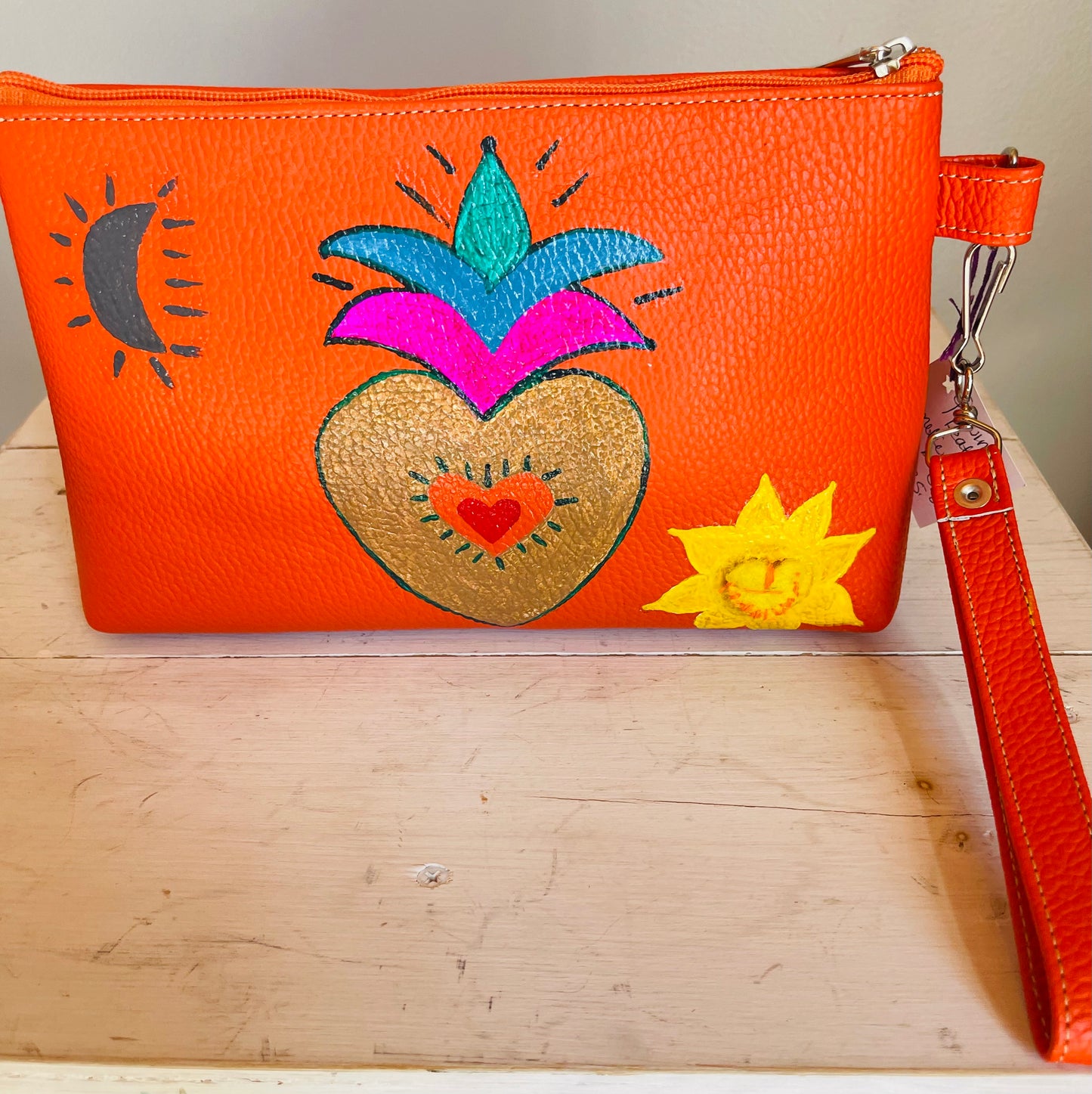 Rock star pouch leather bag
