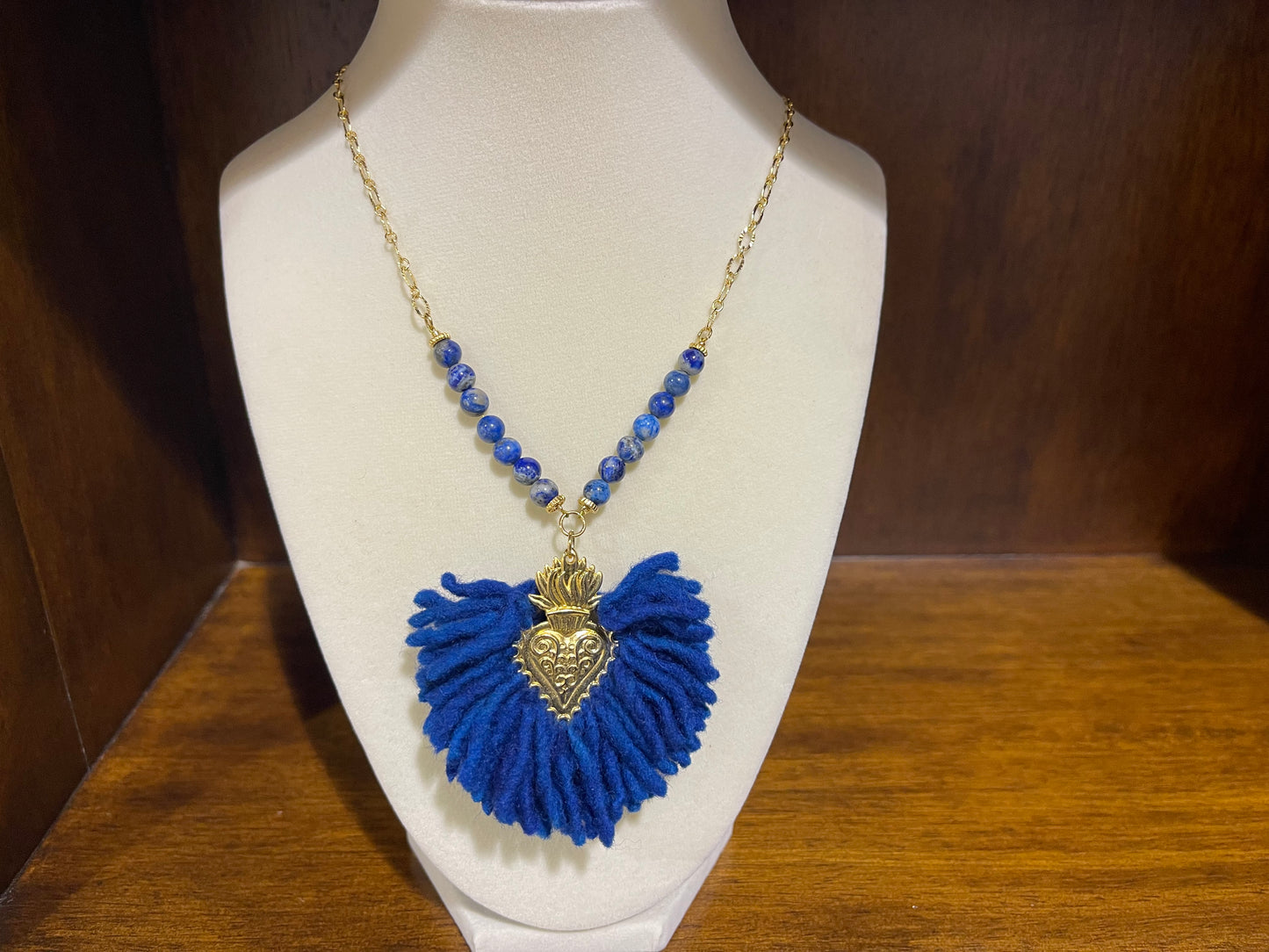 Milagritos blue necklace