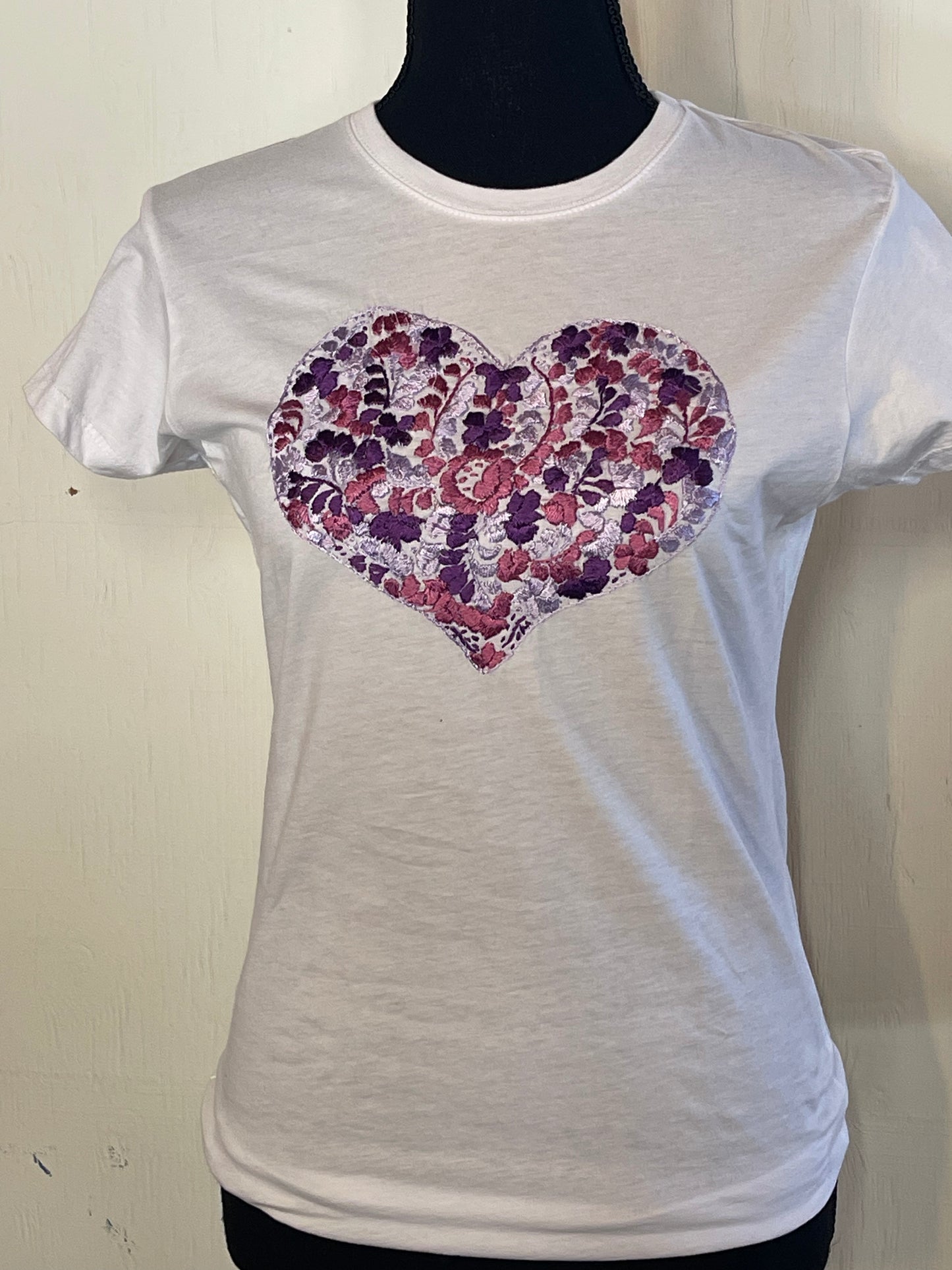 Purple/Pink Ancestral Heart T-shirt and Earring Set