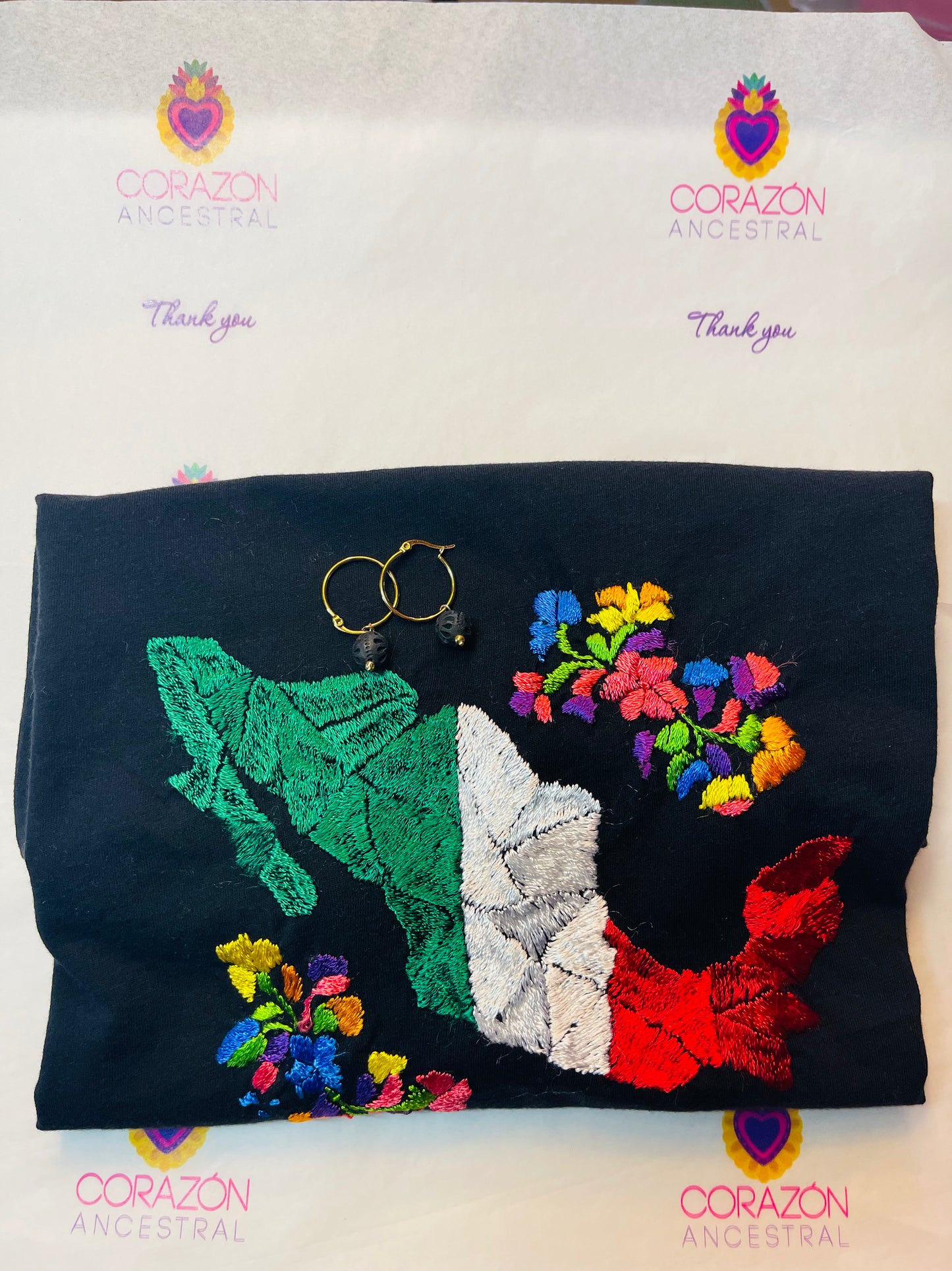 Mexi Love T-shirt and Earring Set