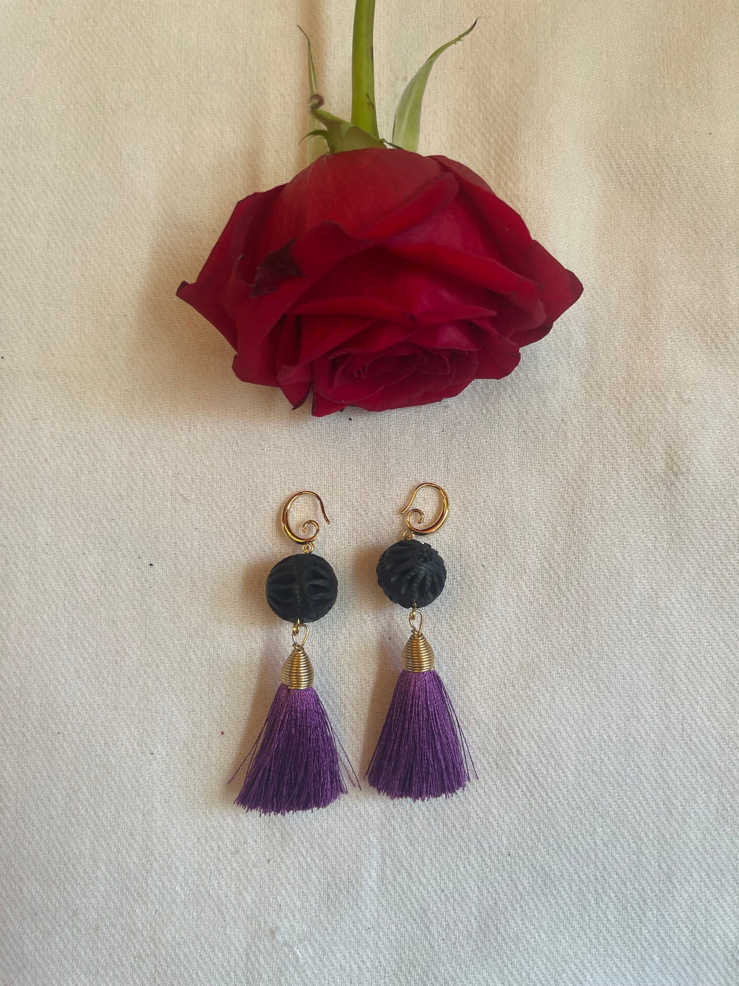 Purple/Pink Ancestral Heart T-shirt and Earring Set