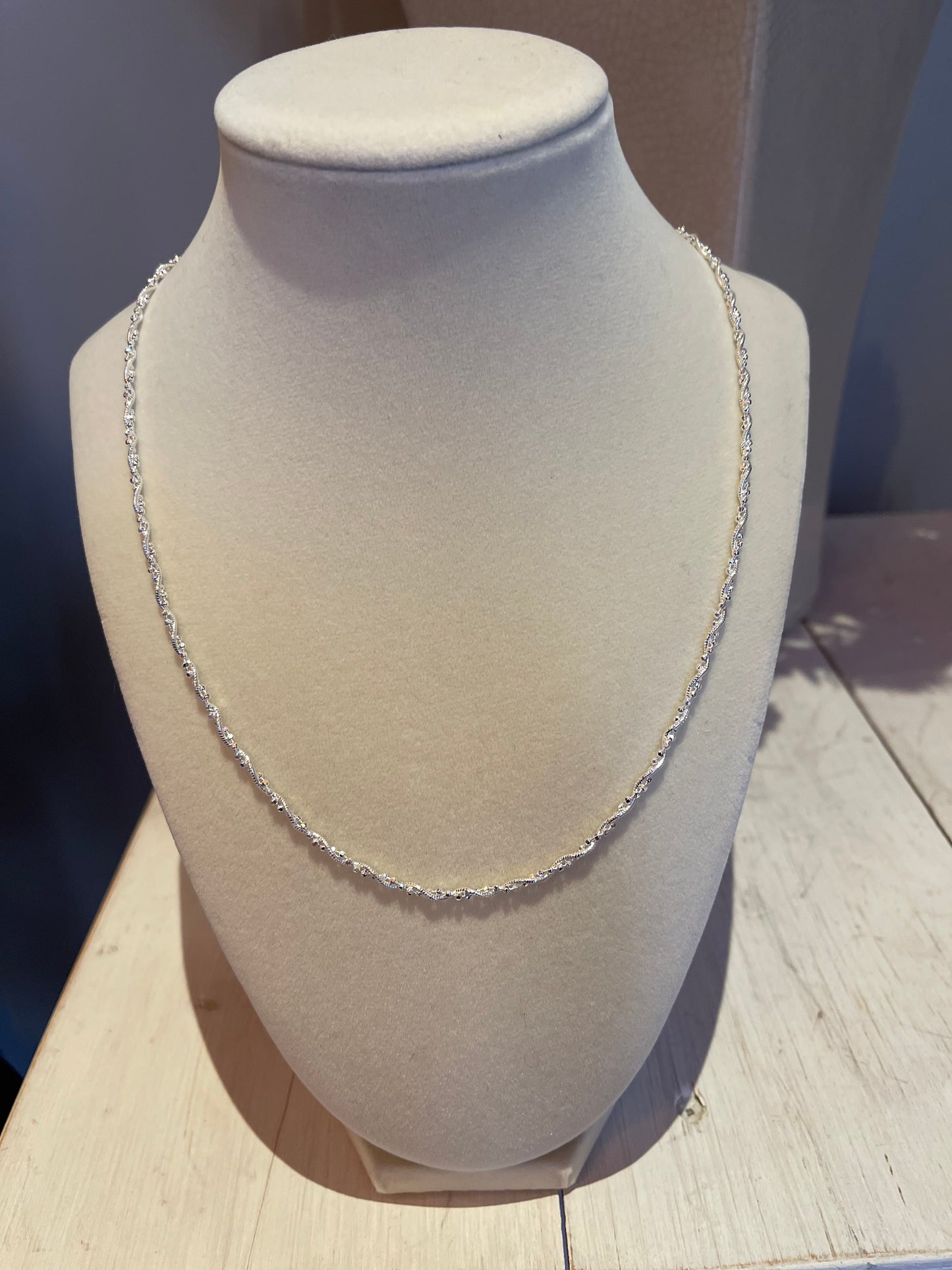 silver .925 chain lace style