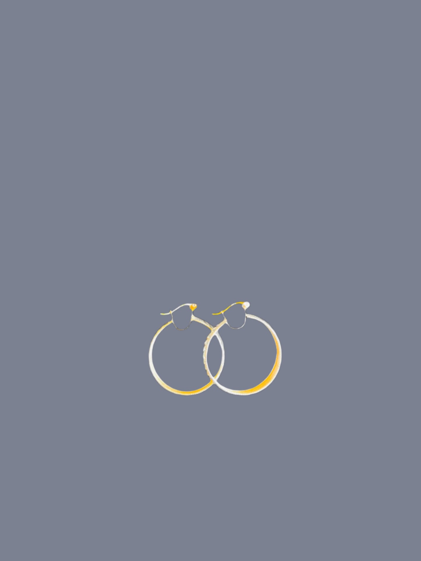 Colonial hoop earrings