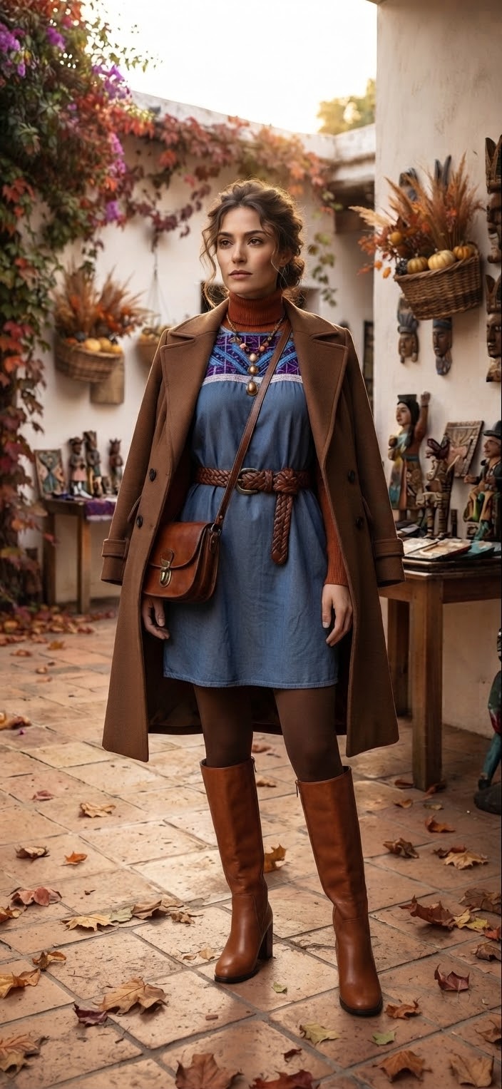 Vestido denim Aurora