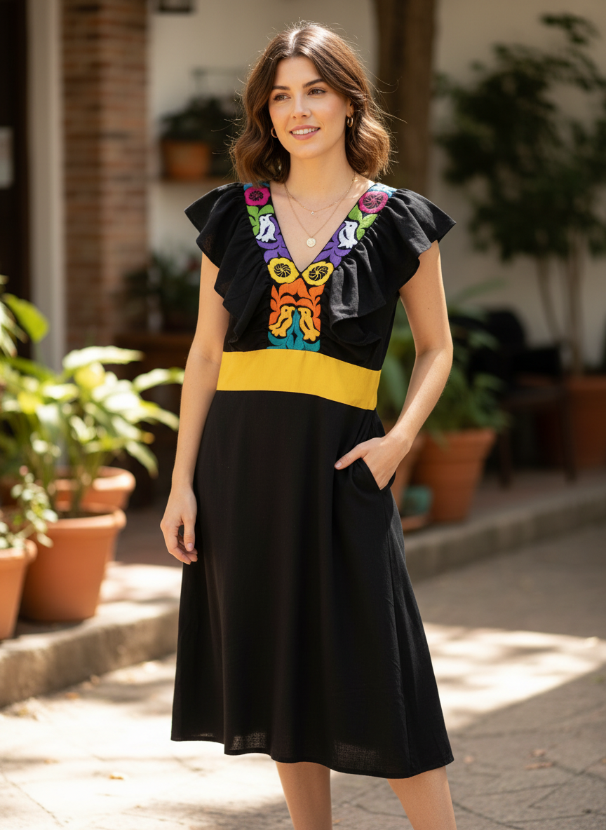 Vestido de algodón Mireya