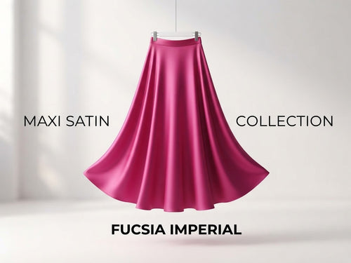 Maxi Falda Aura de Satin