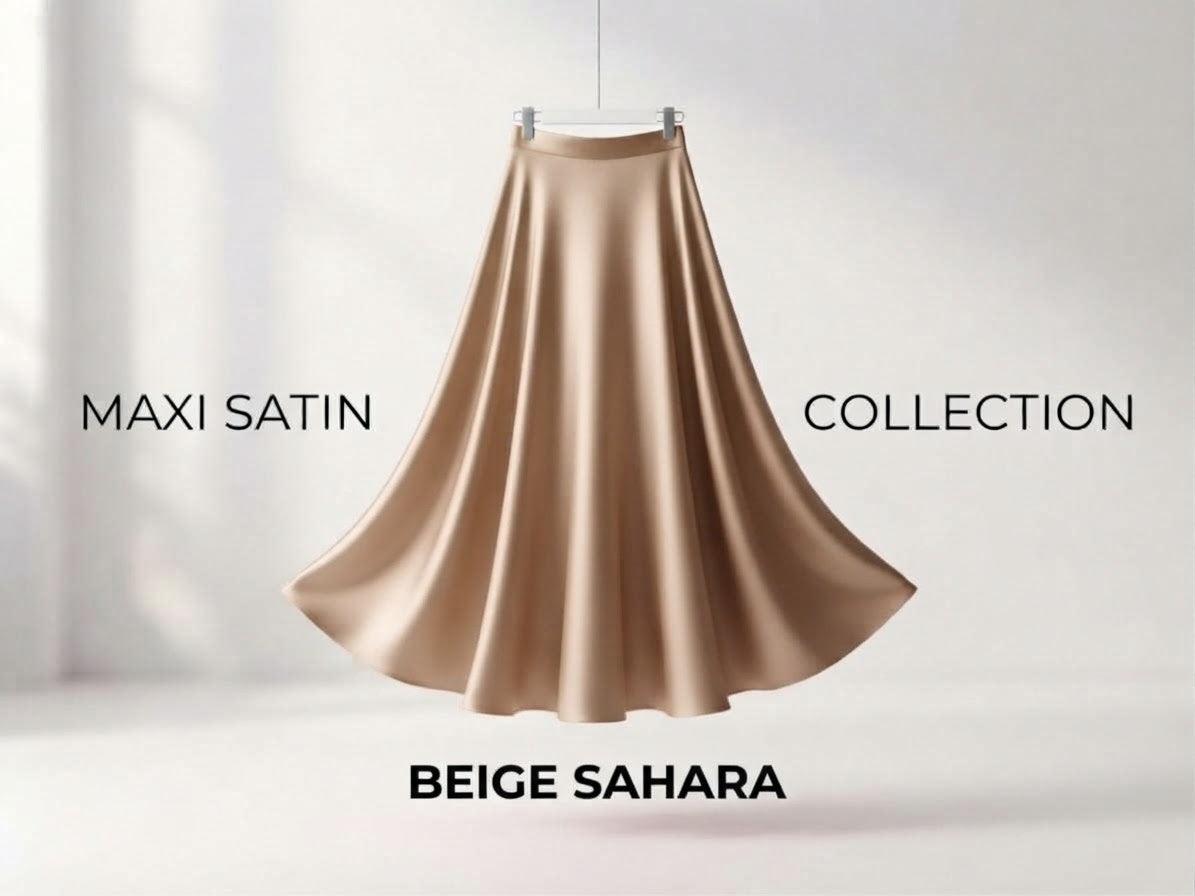 Maxi Falda Aura de Satin