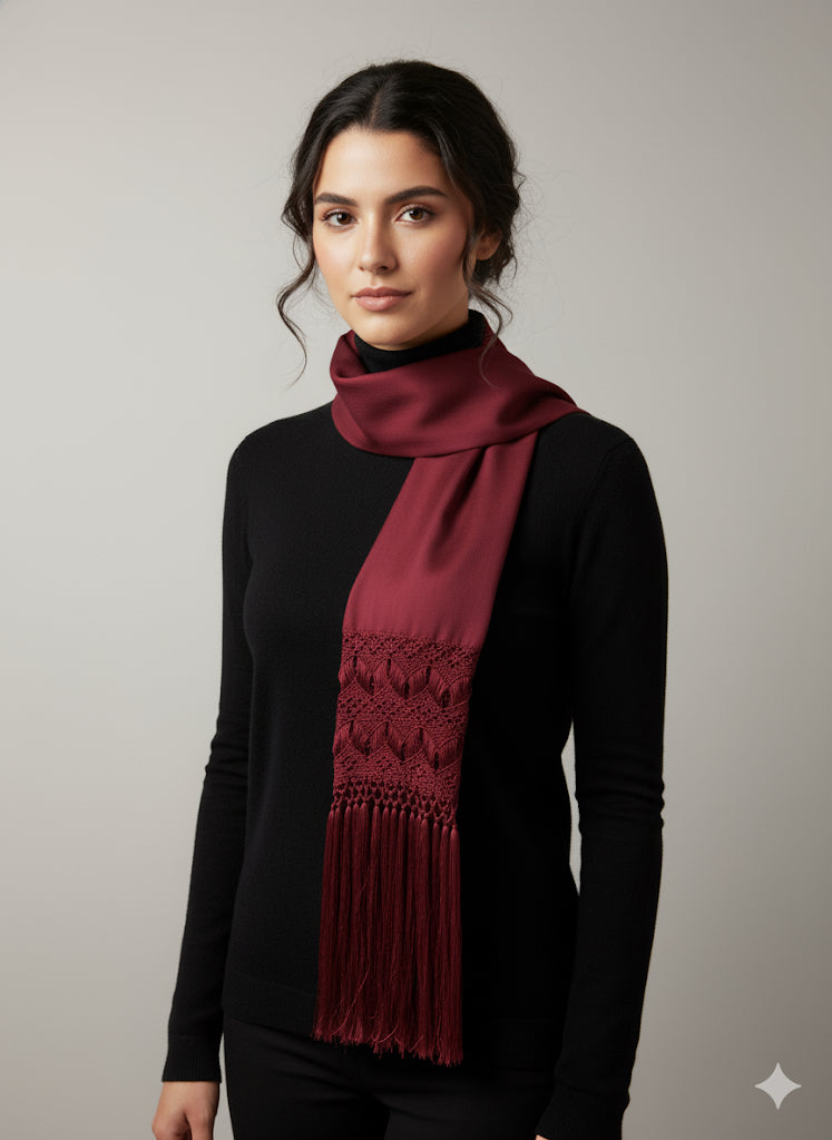 Rebozo artesanal extra ancho y largo llorona