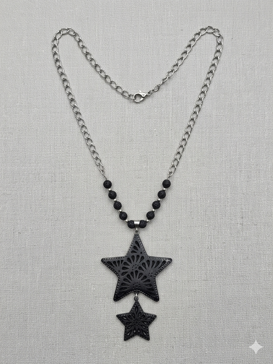 Collar Cosmos de Arcilla