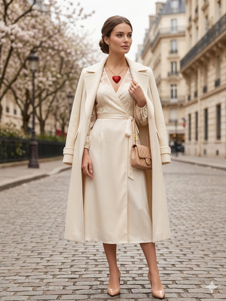 Collar Corazón De Rosa