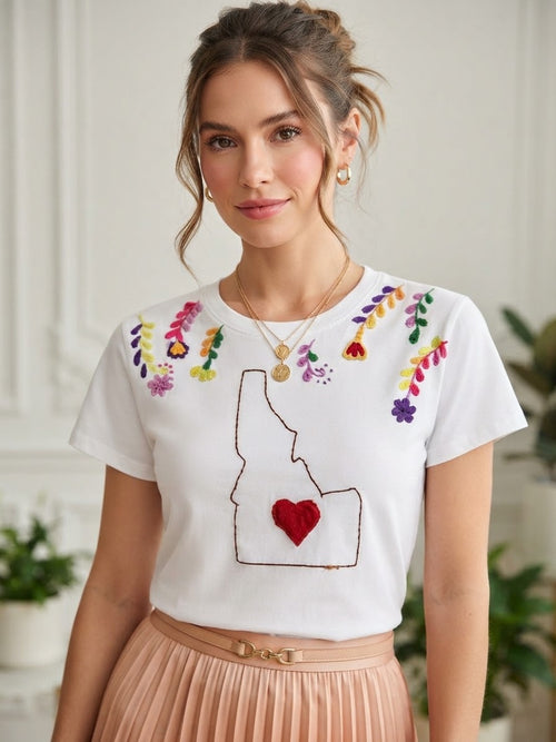 Playera latido de Idaho