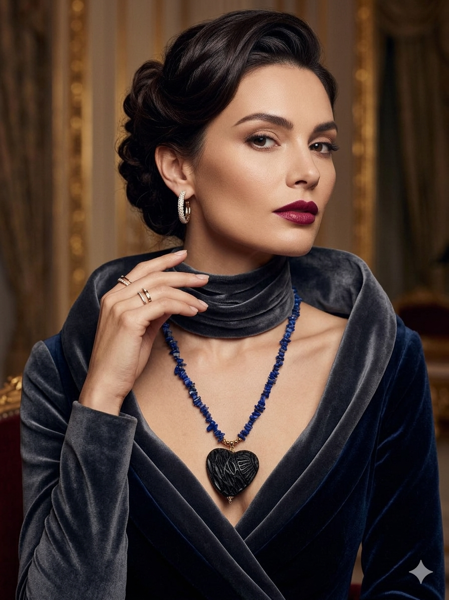 Collar Corazón de Dualidad