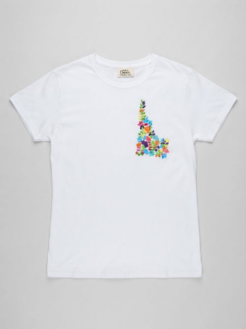 Playera jardín silvestre Idaho