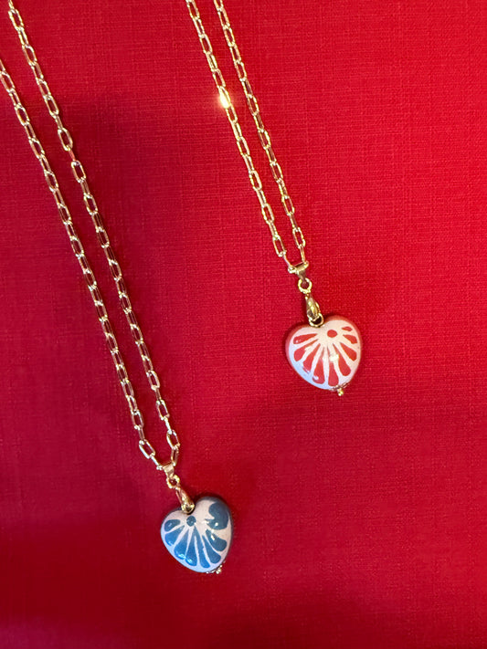 Corazón romántico necklace