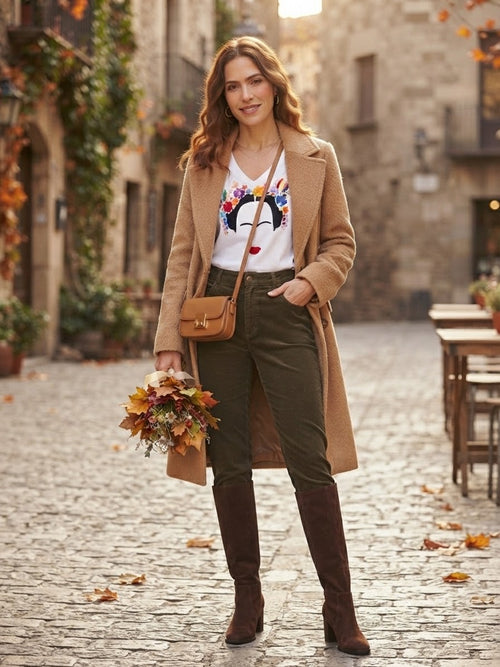 Playera Frida moderna