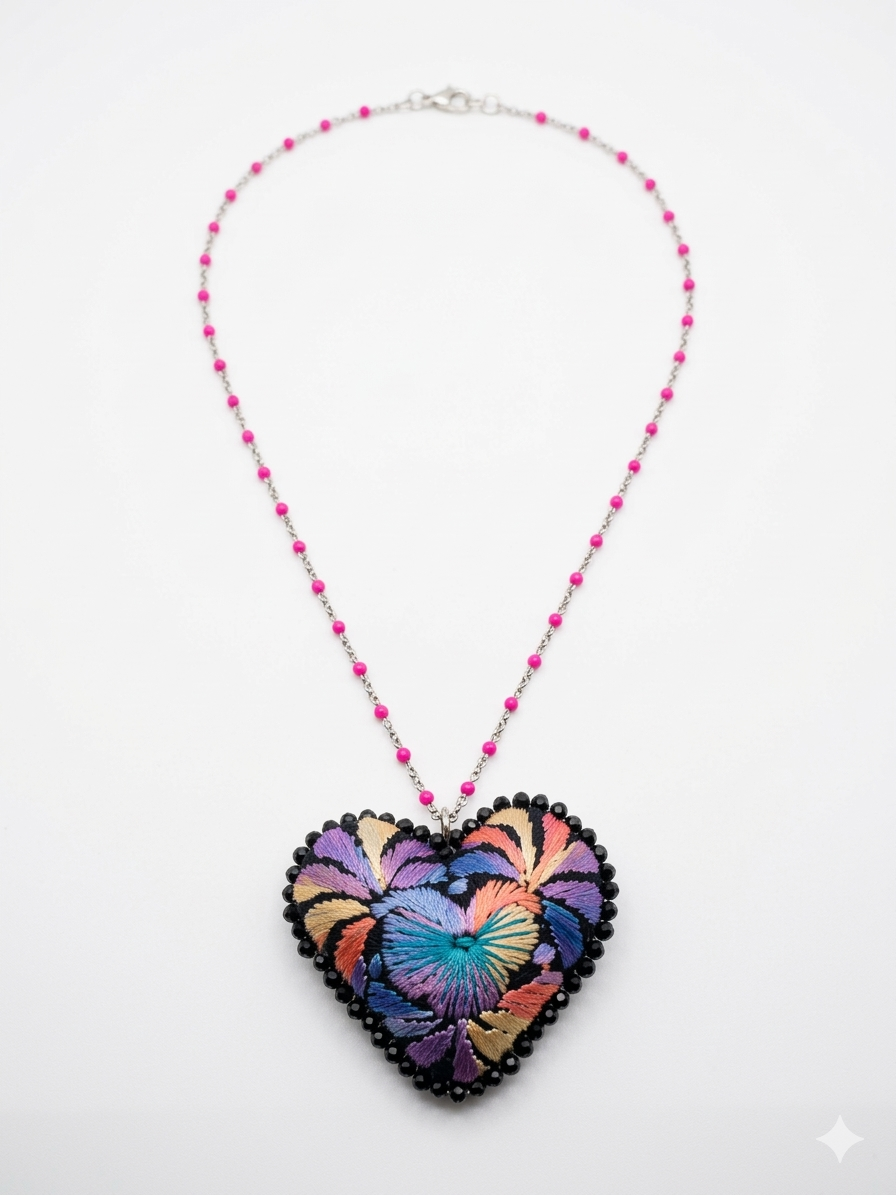 Collar jardín de primavera