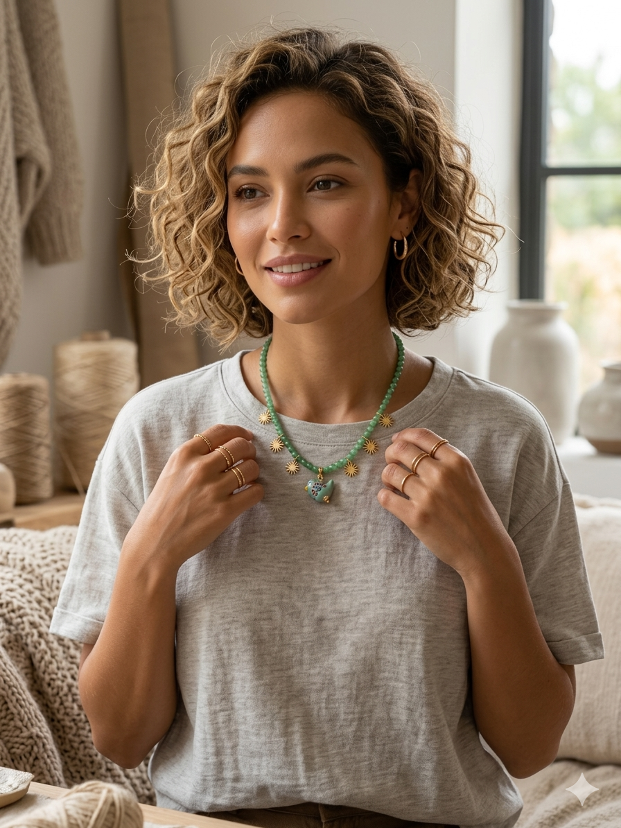 Bird's Dawn Necklace
