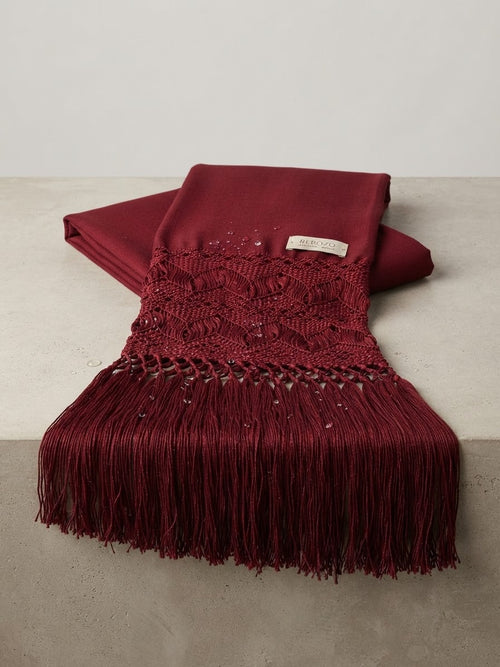 Rebozo artesanal extra ancho y largo llorona