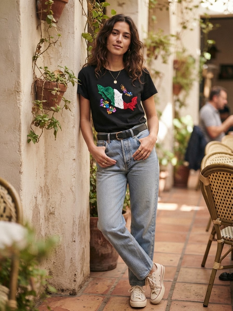 Playera orgullo de México