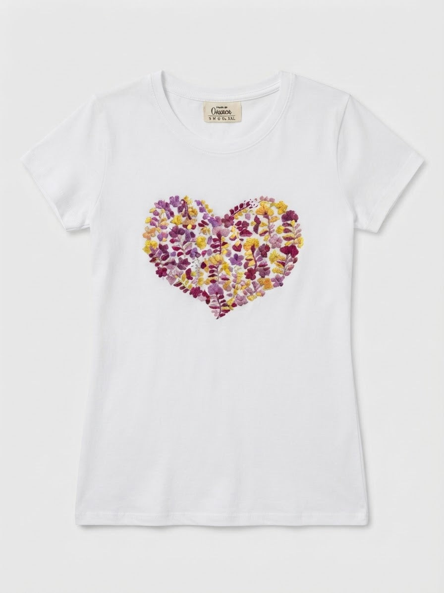 Playera Corazón Botánico