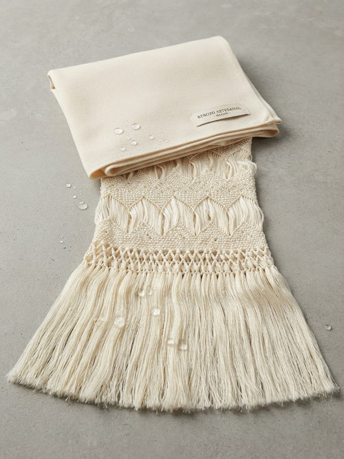 Rebozo artesanal extra ancho y largo llorona