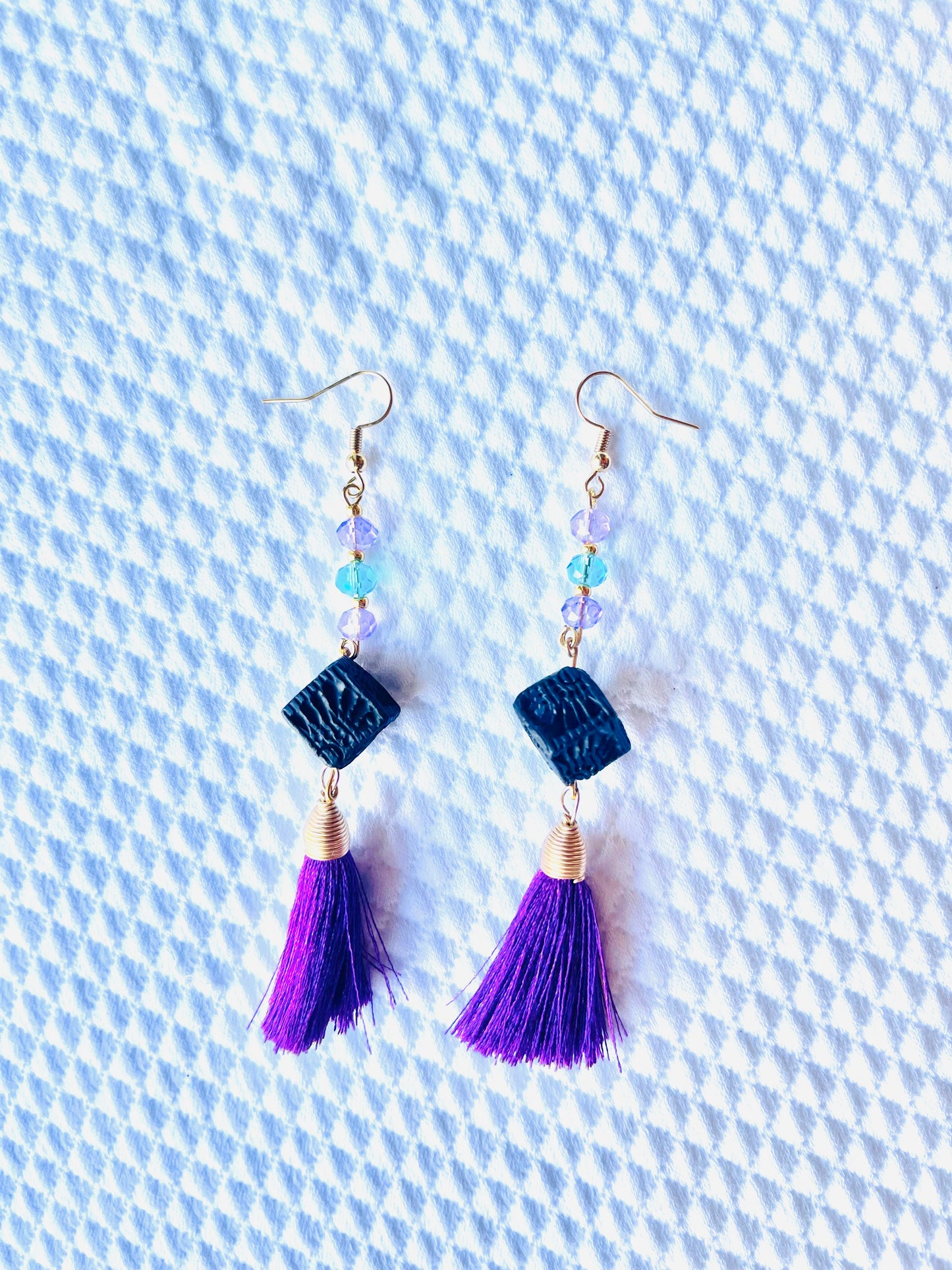 Zapotec tile earrings
