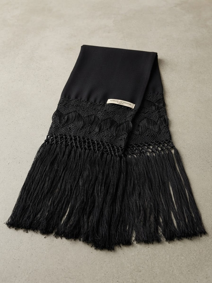 Rebozo artesanal extra ancho y largo llorona