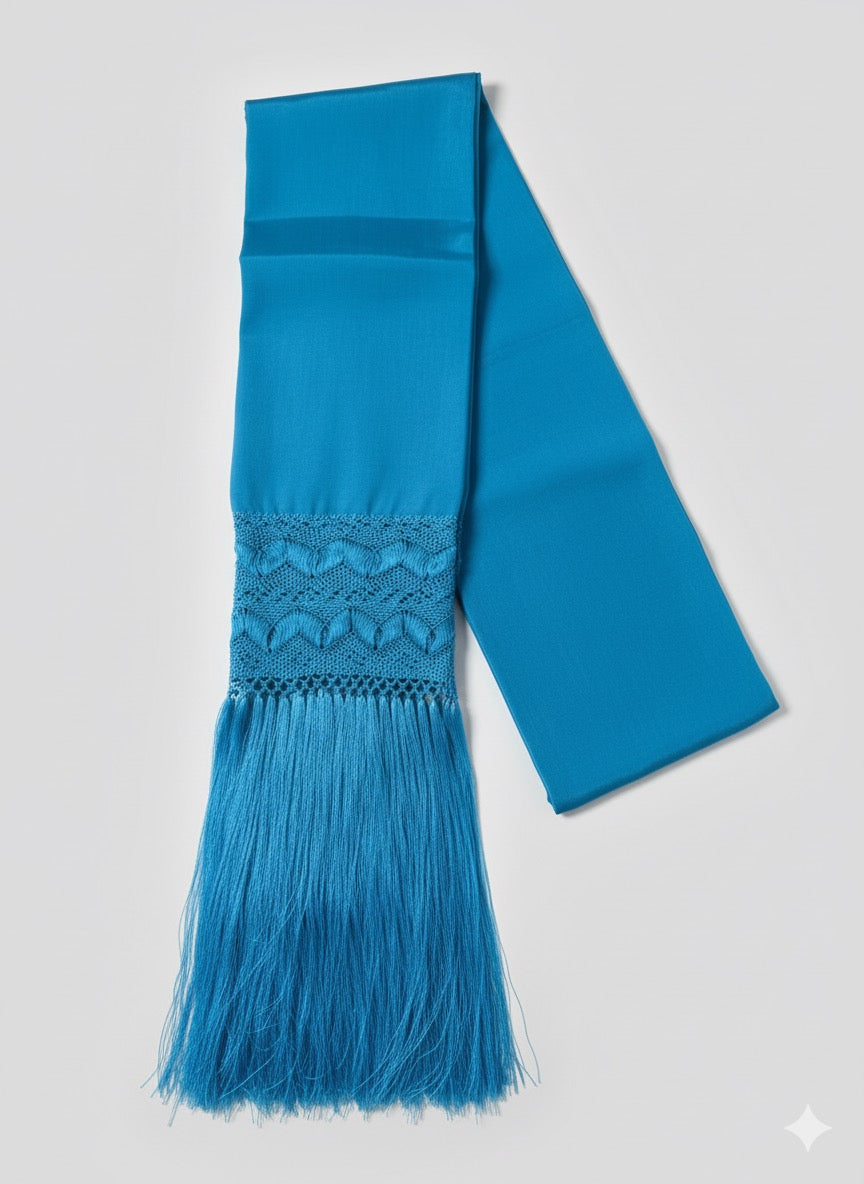 Rebozo artesanal extra ancho y largo llorona