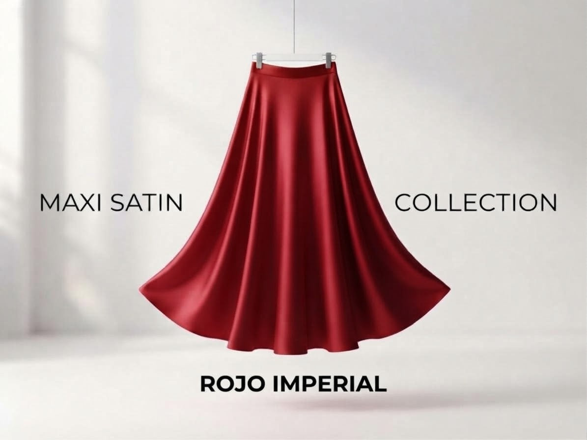 Maxi Falda Aura de Satin