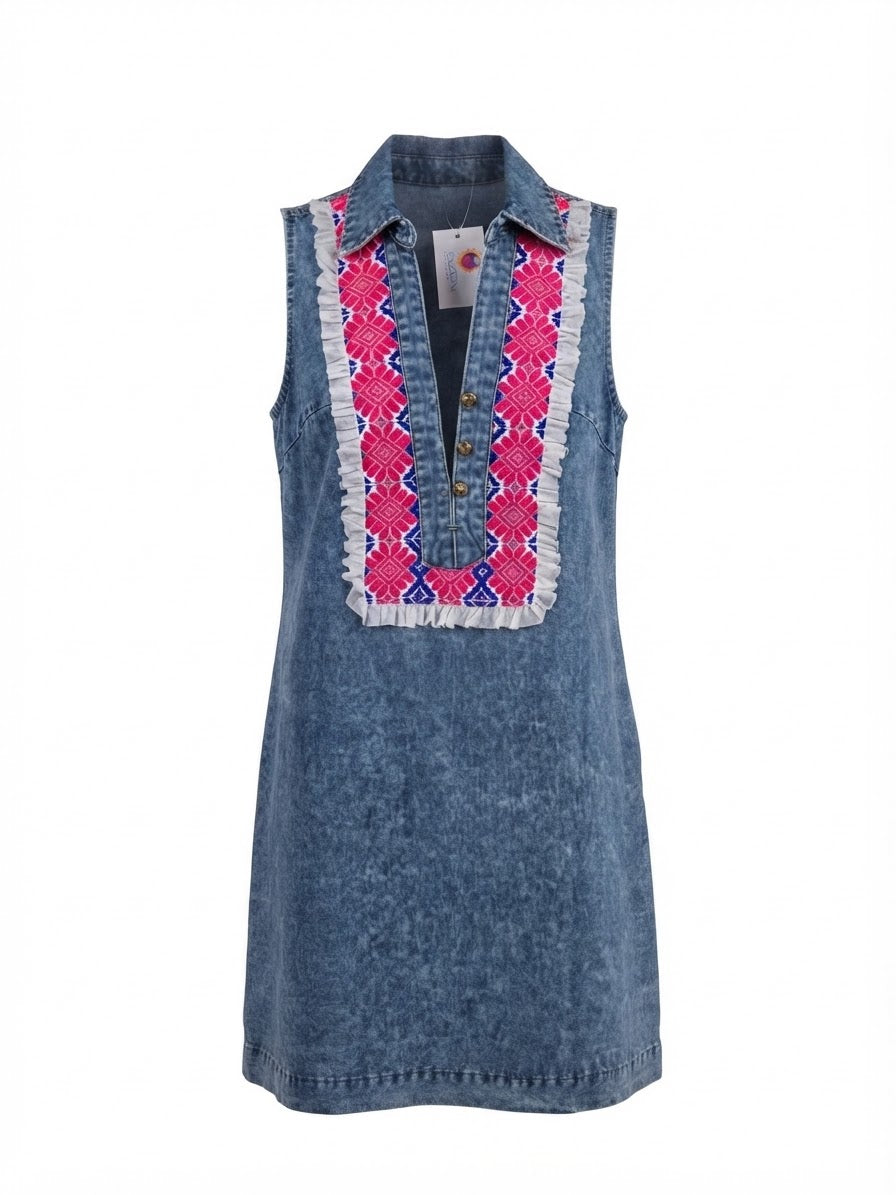 Vestido denim Oaxaca